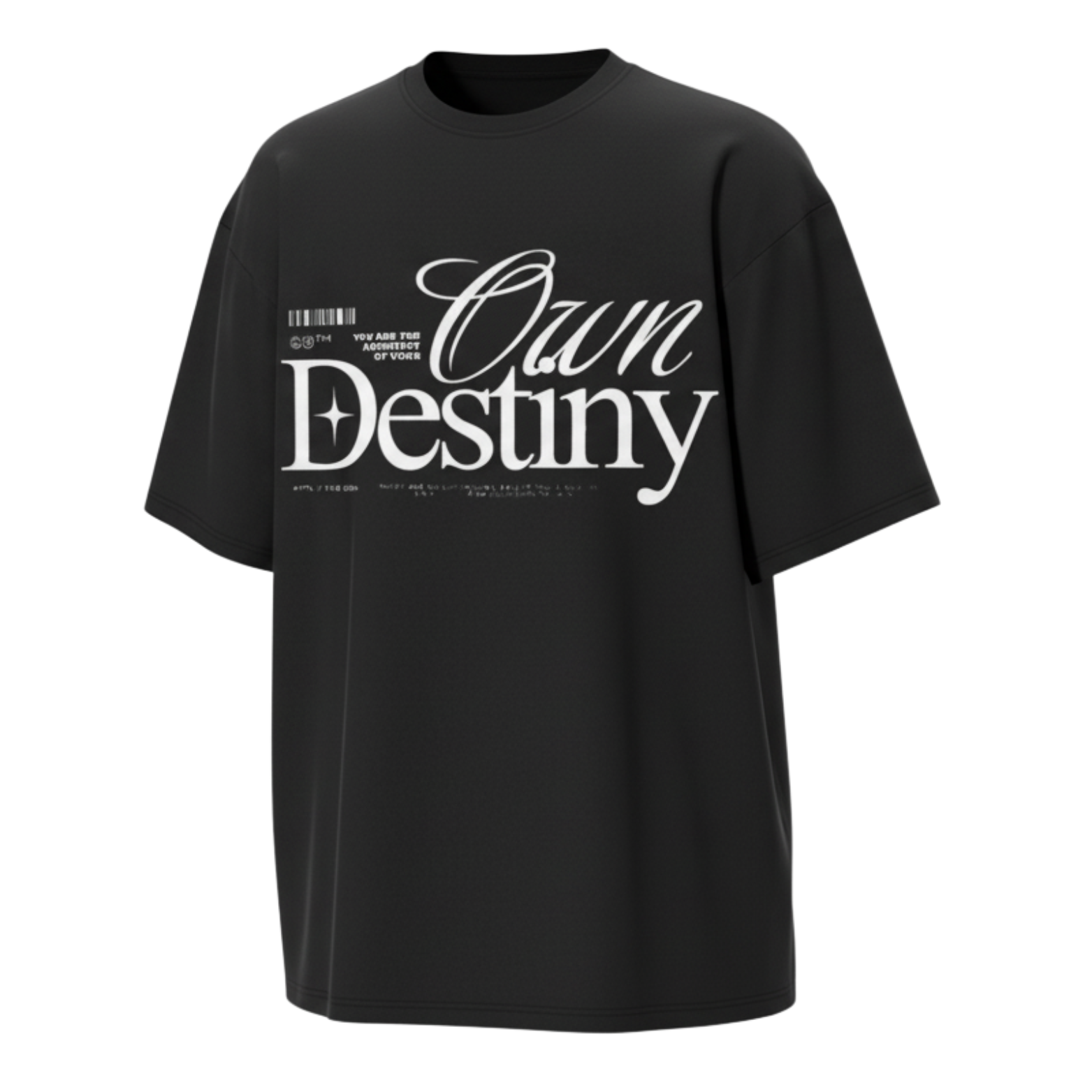 Own Destiny oversized tee