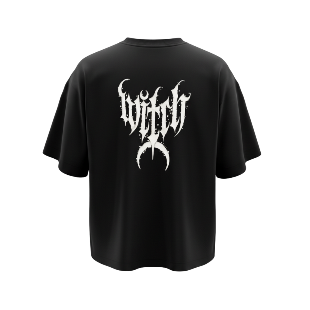 WITCH gothic oversized tee