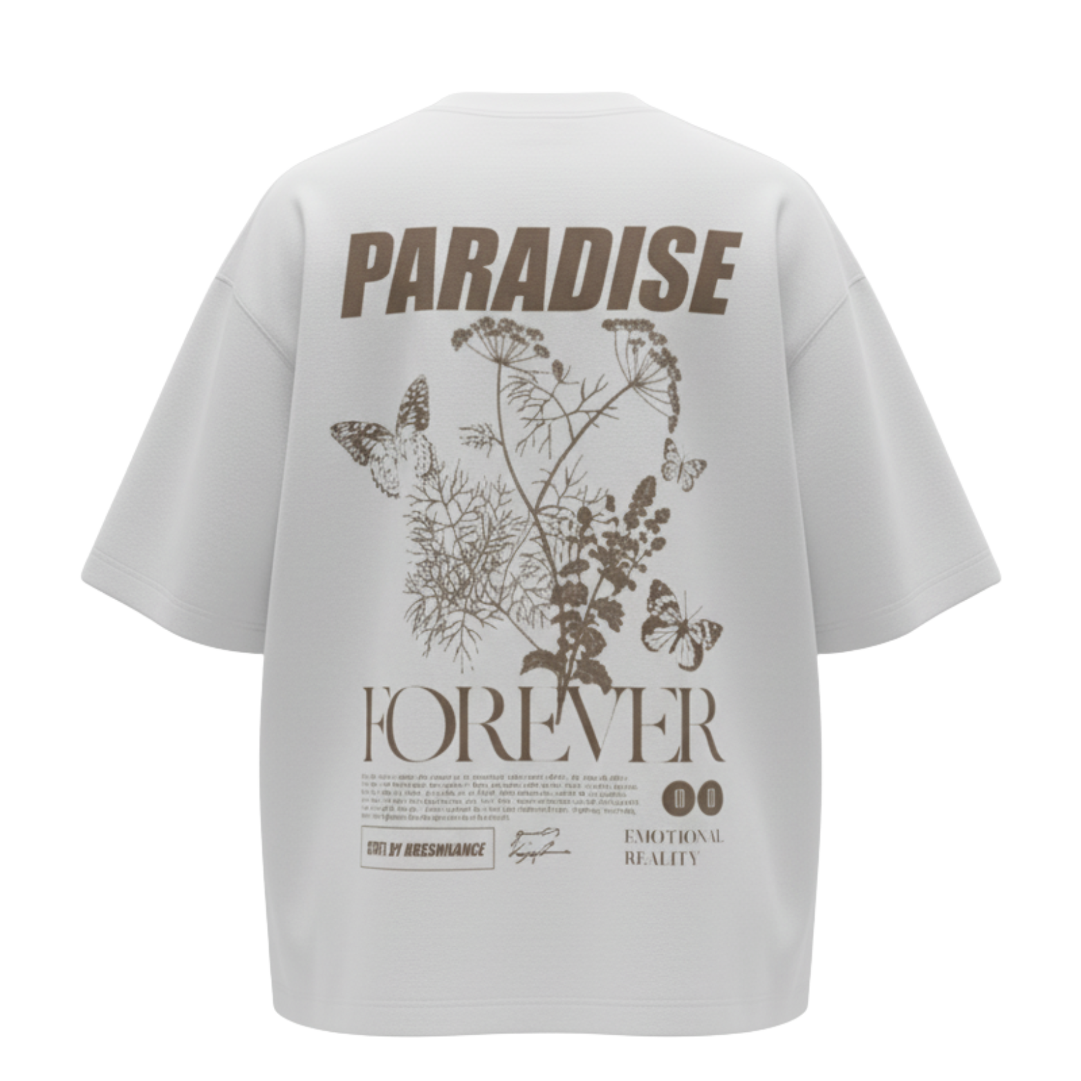 Paradise forever oversized tee