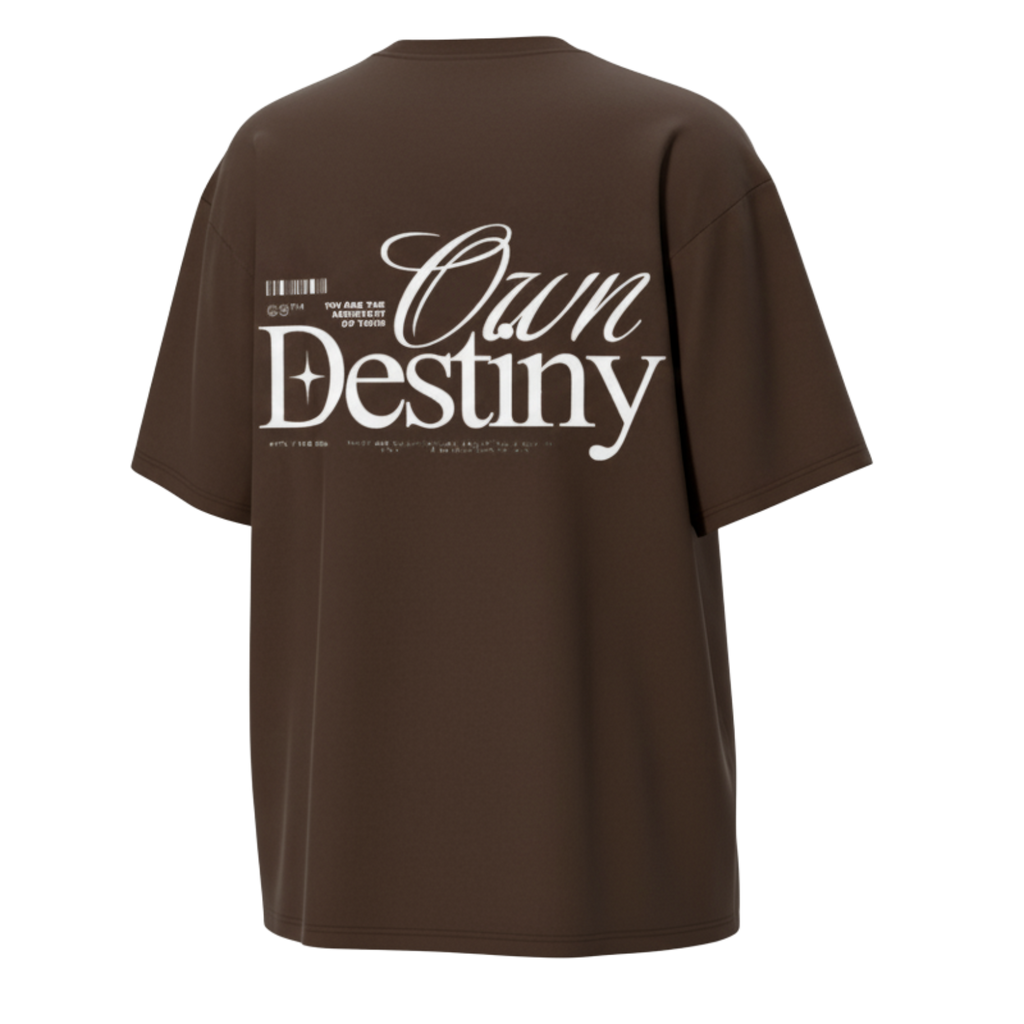 Own Destiny oversized tee