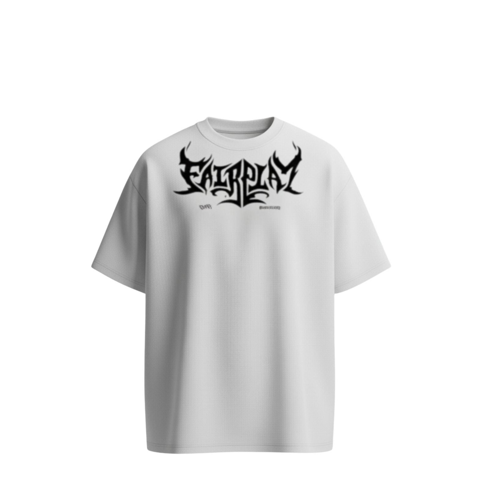 Gothic Printed Oversized tee